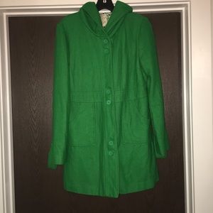 Tulle Green pea coat